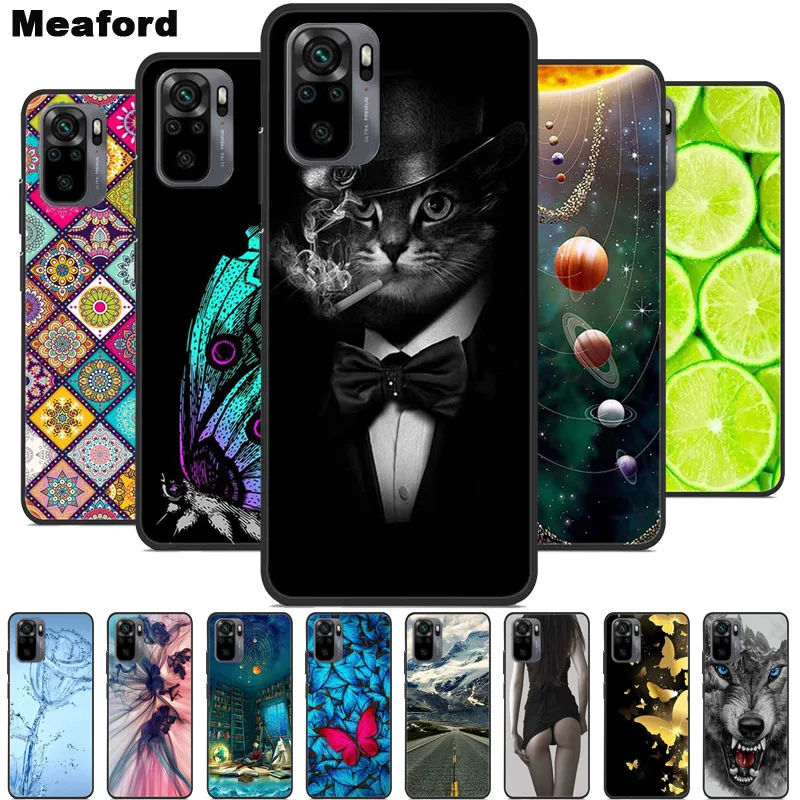 For Xiaomi Redmi Note 10S Case Silicon Back Cover Phone Case For Xiaomi Redmi Note10T 2021 Soft Case Note 10S 10T 10 T S Coque