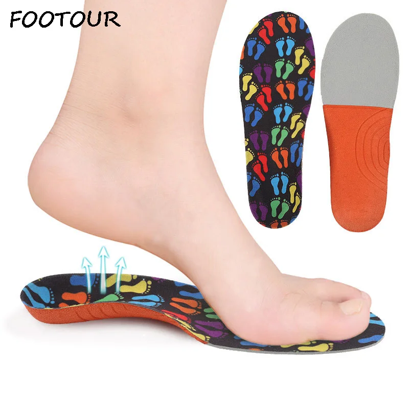 

FOOTOUR Children Insoles Arch Support Orthopedic Insoles EVA Kids Flat Feet Child Insert Shoe Insole Health Care Pads Sole