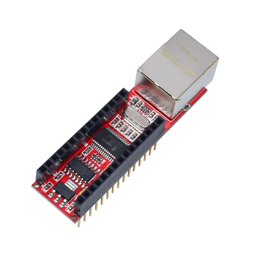 1PCS ENC28J60 Ethernet Shield V1.0 for arduino compatible Nano 3.0 RJ45 Webserver Module