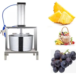 Large Capacity Commercial Juice  Press Stainless Steel Pneumatic Grape Honey Juicer Vegetable Dehydration Machine