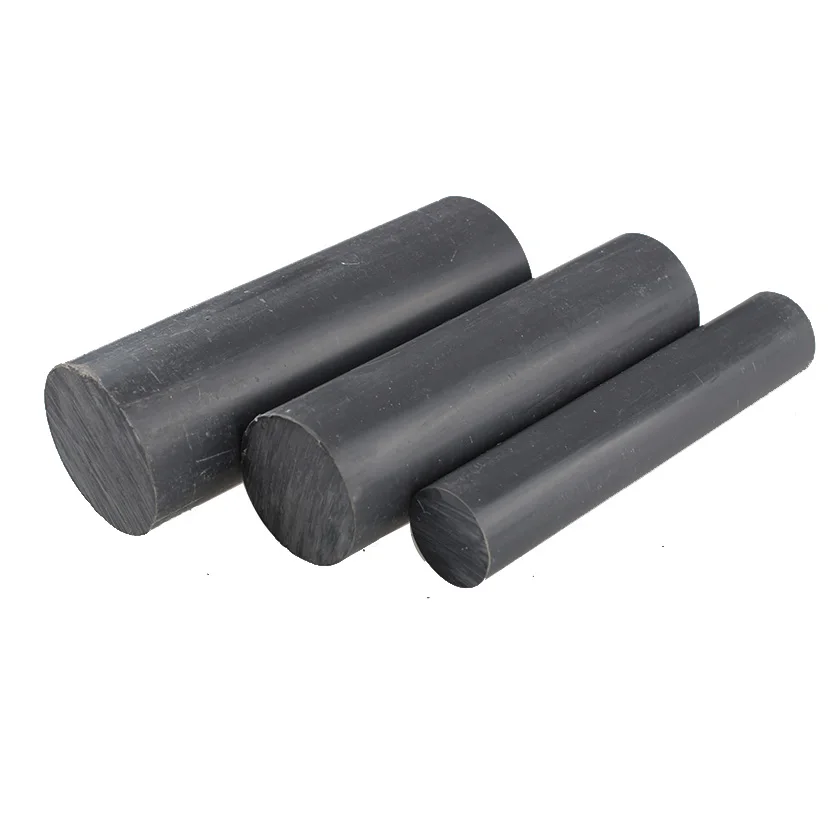 

Black plastic PVC round rod bar engineering tools diameter 8mm to 60mm length 100mm customized