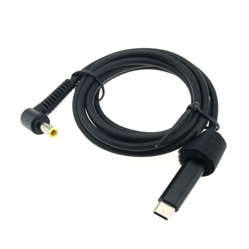 USB Loại C DC Nam PD Cáp Sạc Dây Nguồn Adapter Dc Jack Cắm Cáp Chuyển Đổi Dành Cho Lenovo Asus Dell sạc Laptop Hp