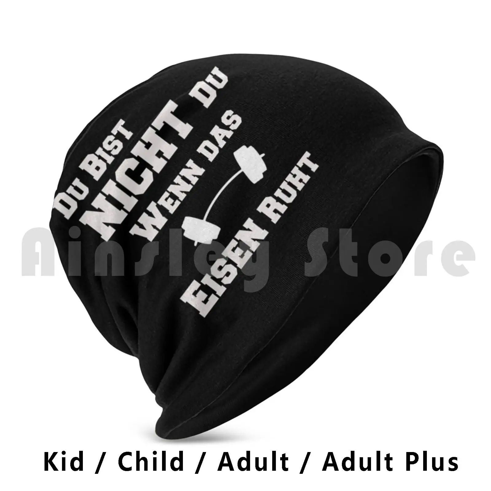 Fitness Gym Bodybuilding Sport Funny Gift Beanie Hedging Cap DIY Print Cushion Bodybuilding Elite Fitness Gym Protein