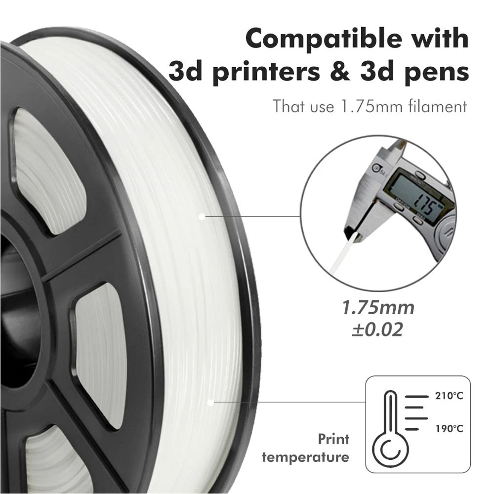 SUNLU TPU Flexible Filament 1.75MM High Resilience Flexible TPU 3d Printer Filament 0.5kg Fast Shipping