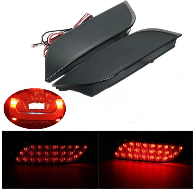 Eosuns Led Driving Light Brake Light 2 Functions Assembly for Subaru Legacy Wrx Xv Levorg Exiga Impreza