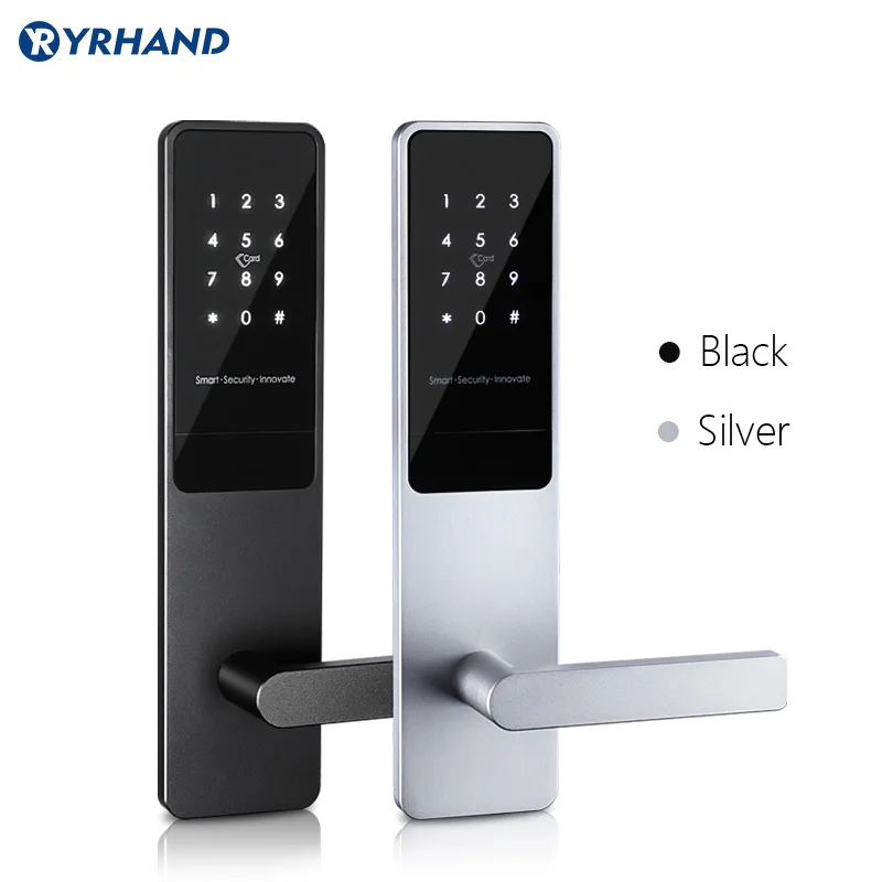 TTlock App Electronic Digital Lock Keyless Security Lock Smart Touch Screen Lock For Home/Office/Airbnb Apartment Gate Lock