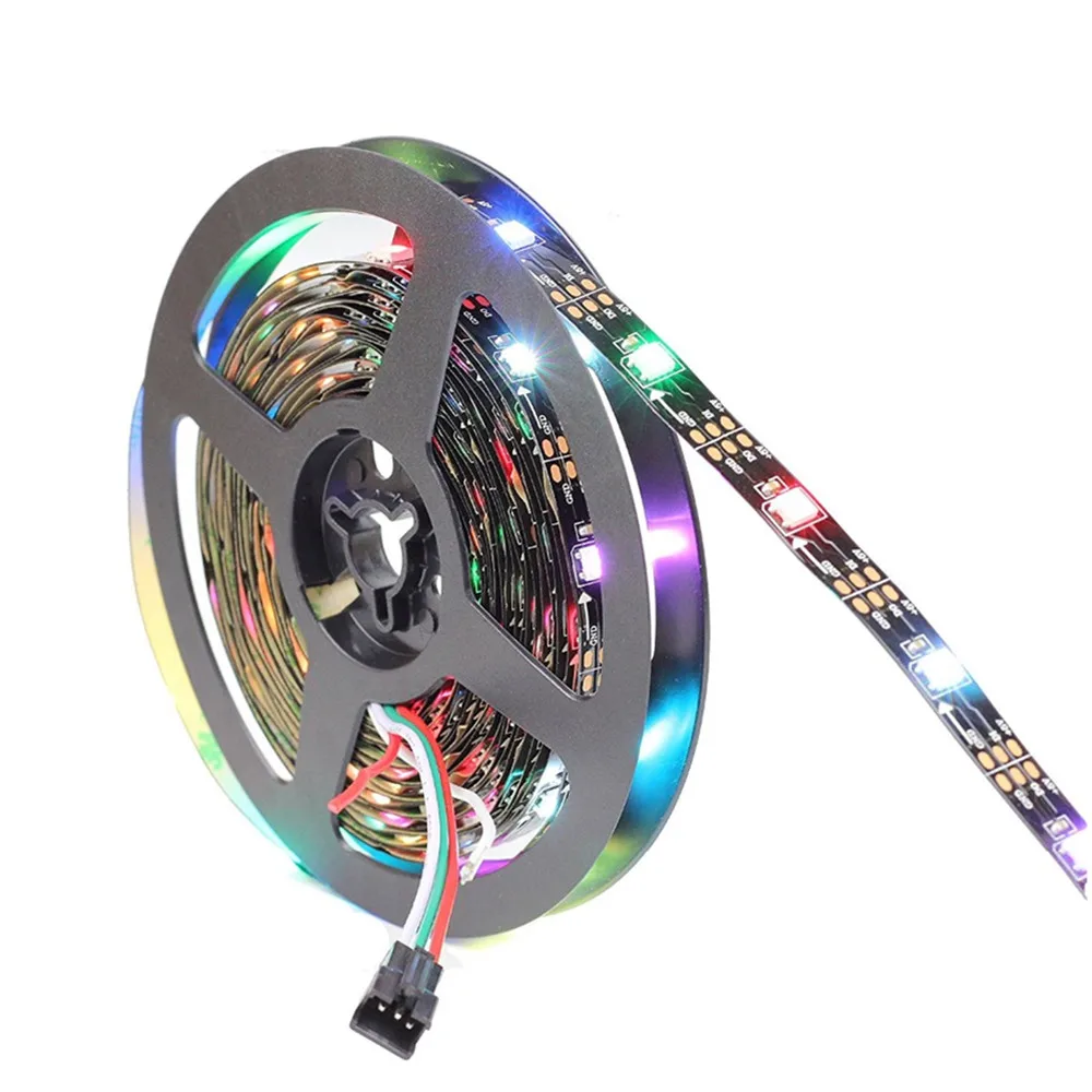 5M 1M LED Strip Light WS2812 2812B RGB Strip 60Leds IP33 IP65 IP67 Waterproof Colorful Tape Lamp