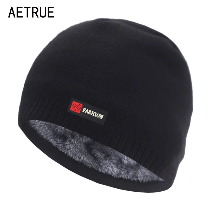 Skullies Beanies Męska czapka zimowa Damskie czapki z dzianiny dla mężczyzn Czapka zimowa Gorro Gruba ciepła czapka bez ronda Futrzana czapka męska