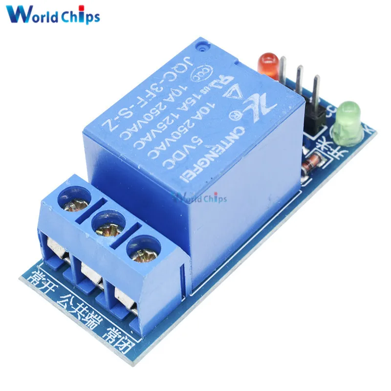 5V Low Level Trigger One 1 Channel Relay Module DC AC 220V Interface Relay Board Shield LED Indicator for Arduino