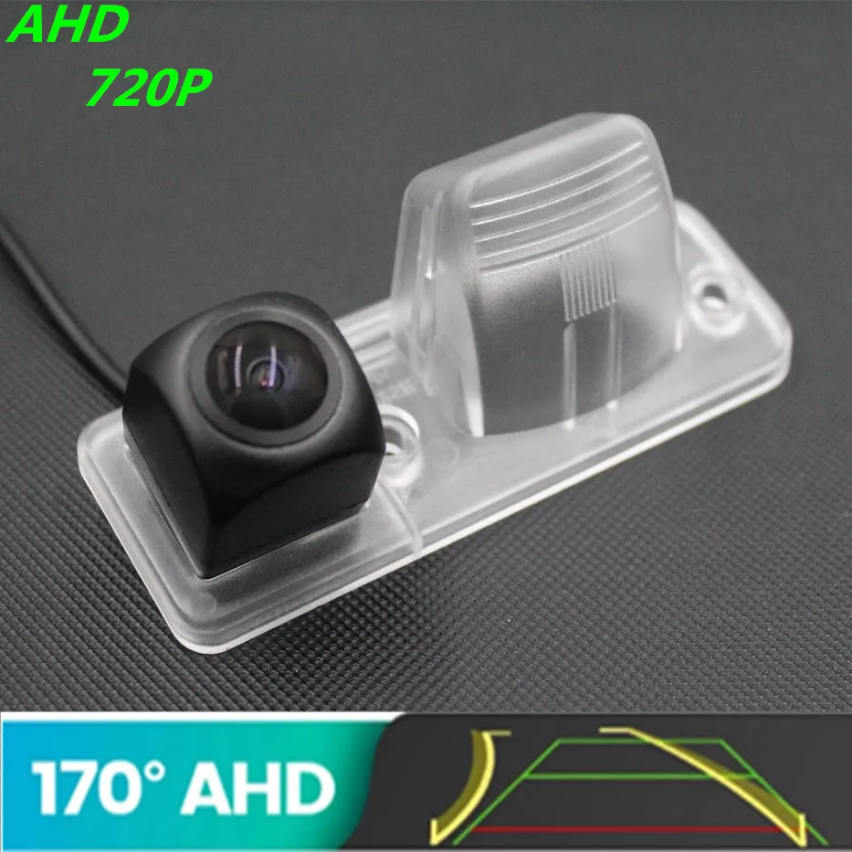 AHD 720P Trajectory Fisheye Car Rear View Camera For Volkswagen VW T4 Multivan Transporter Caravelle Reverse Vehicle Monitor