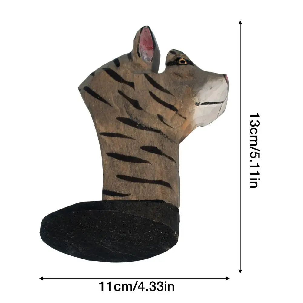 Glasses Holder Stand Cat Funny - Novelty Animal Wooden Eyeglass Stand Sunglasses Holder For Home Office Desk Cafe Shop Decoratio