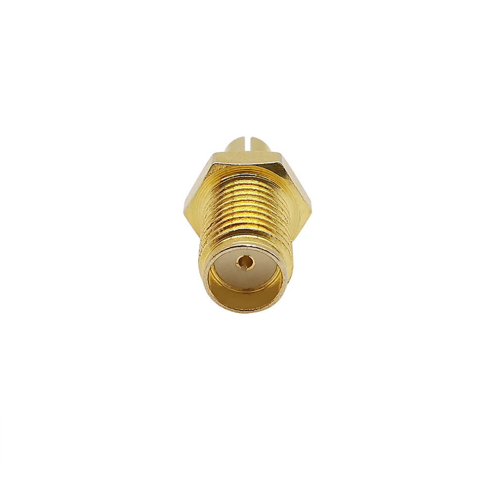 2 pces sma fêmea jack para ts9 macho plug rf conector coaxial TS9-SMA adaptador banhado a ouro