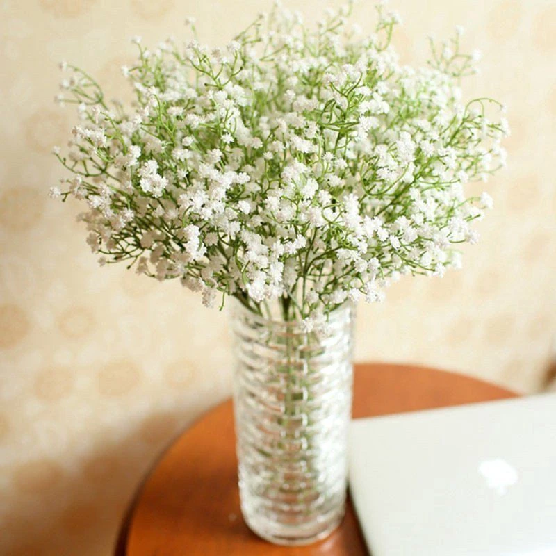 5/10pcs Gypsophila Floral Flower Fake Silk Bouquet Home Decor Artificial Flowers DIY Floral Bouquets Plastic Flowers