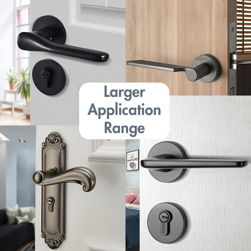 EUDEMON Door Lever Lock, Baby Proofing Door Handle Lock,Childproofing Door Knob Lock Easy to Install and Use 3M VHB Adhesive