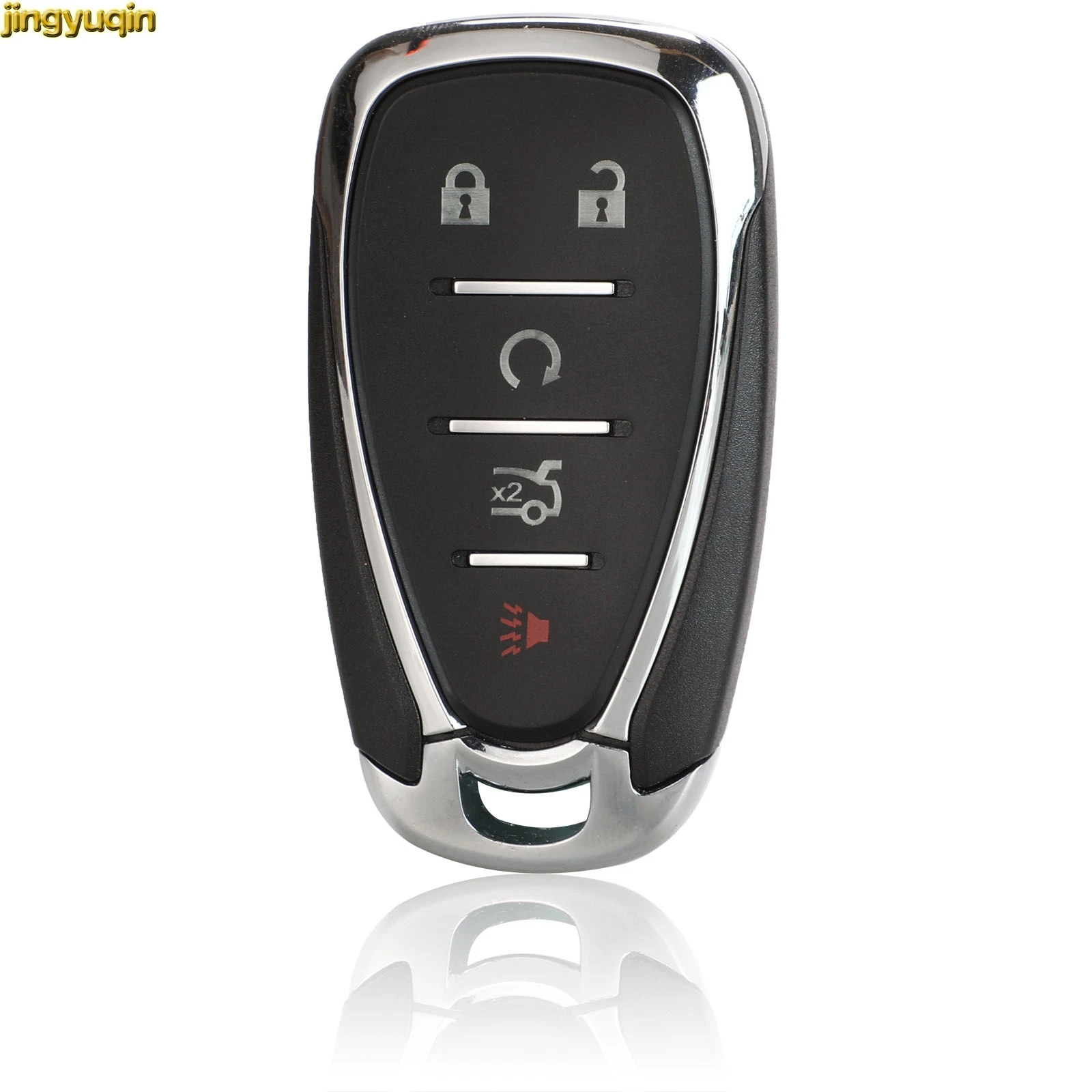 

Jinyuqin Smart Remote Car Key Shell for Chevy Chevrolet Traverse Equinox Malibu Cruze Spark Camaro 2016-2019 5 Buttons Key Fob