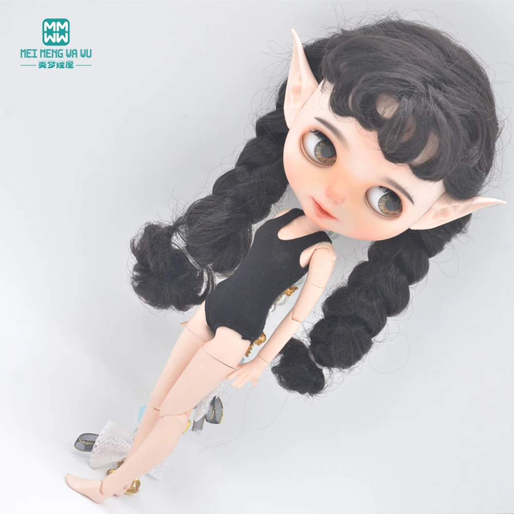 Clothes for Doll Fits Blyth Azone OB22 OB24 Doll Accessories Fashion One-Piece Swimsuit
