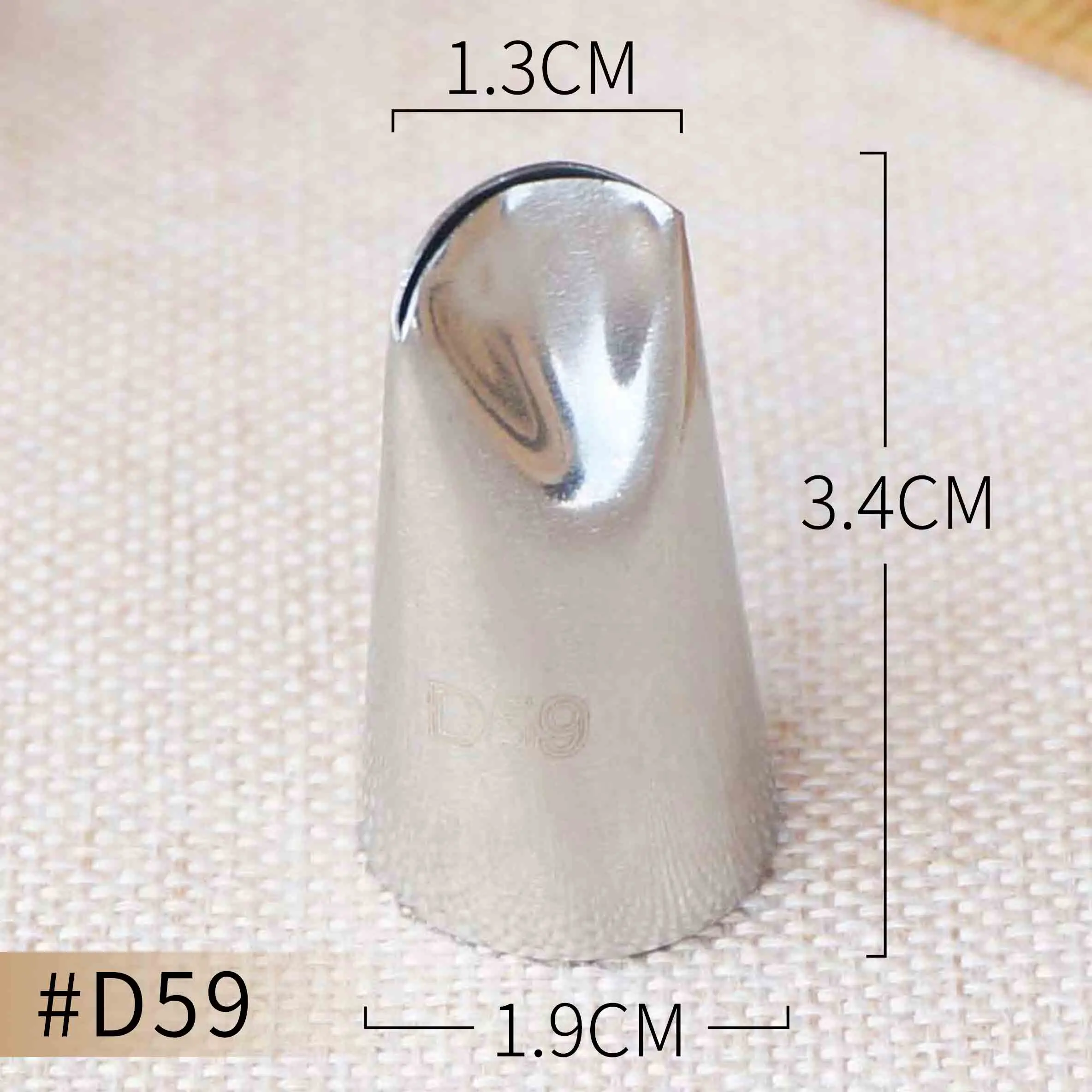 #D59 Austin Rose Icing Piping Nozzles Baking Tools For Cake Decoration Stainless Steel Pastry Tips