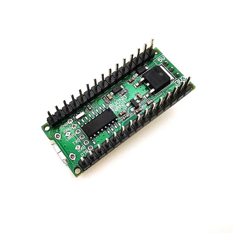 Massduino Nano V3.0 MD-328D Micro USB 5V 3.3V Seleccionable CH340G 16bit AD para Arduino