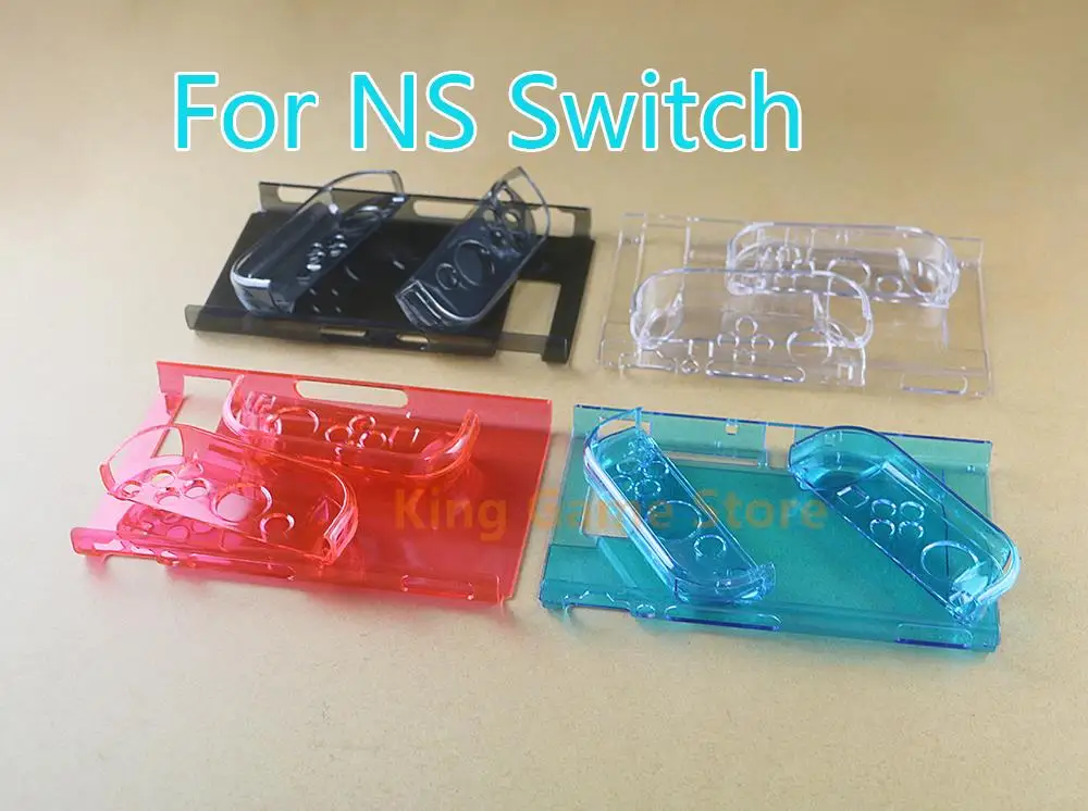 

10sets Replacement Clear Crystal Case Anti-Scratch Protective Shell Cover for Nintend Switch NS Part