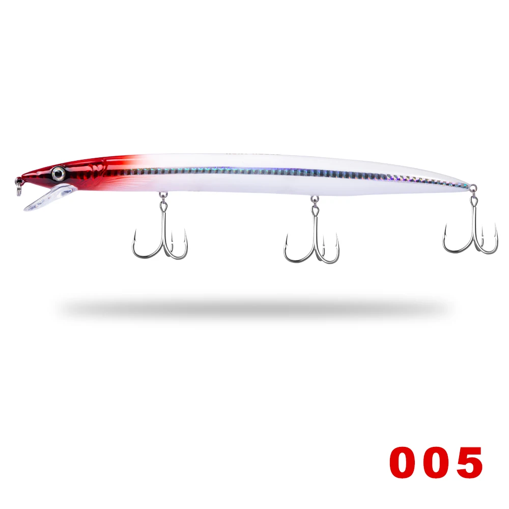 Hunthouse Schwimmender Minnow-Angelköder, 143 mm/14 g, 173 mm/23 g, 208 mm/33 g, langer Wurf, Meerwasser-Hartköder für Forellen-Seebarsch-Gerät