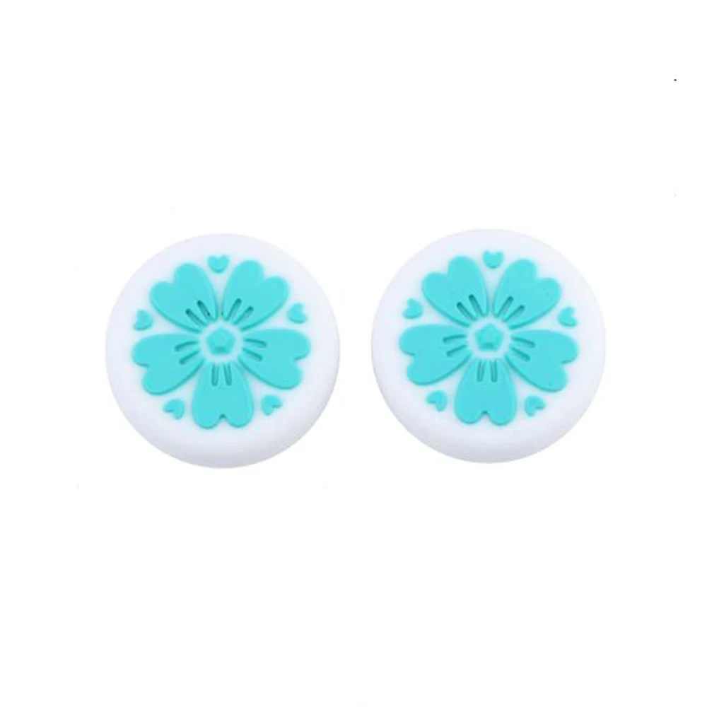 2Pcs Non-slip ThumbStick Grip Cap Cover For Nintend Switch Lite NS JoyCon Gamepad Controller 3D Along Joystick Button Cover
