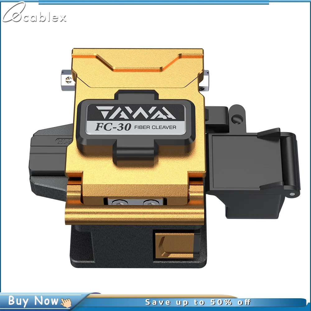 Handheld Optical Fiber Cleaver TAWAA FC-30 Double Fixture Standard Less than 0.5 Degrees (48000 times blade life)