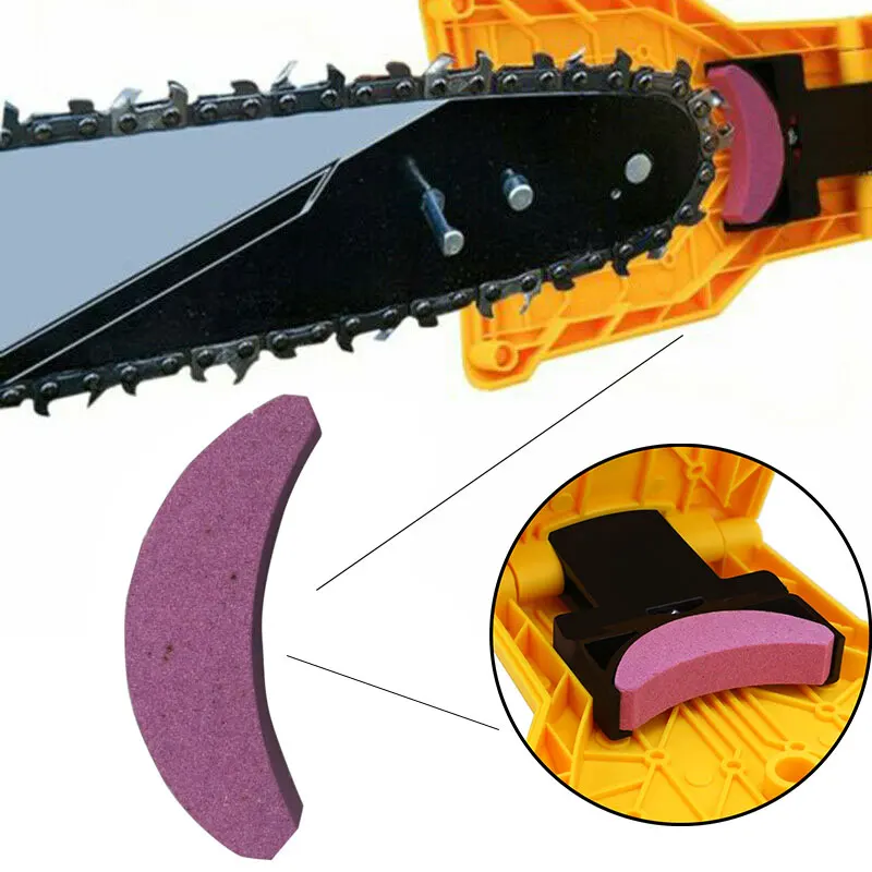 Chain Saw Teeth Sharpener Tool Whetstone Saw Chain Sanding Stone for Woodworking Grinding