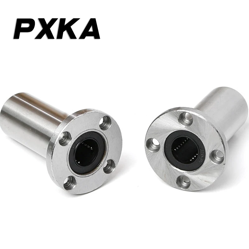 Extended round flange linear bearing LMF6LUU LMF8LUU LMF10LUU LMF12LUU LMF13LUU LMF16LUU LMF20LUU LMF25LUU LMF30LUU LMF35/40LUU