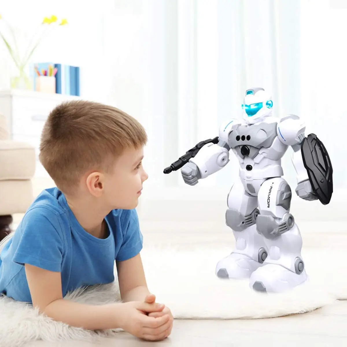 Electronic Wireless Remote Control Intelligent Robot Gesture Sensing  With Singing, Dancing, Walking, Intelligent Programming