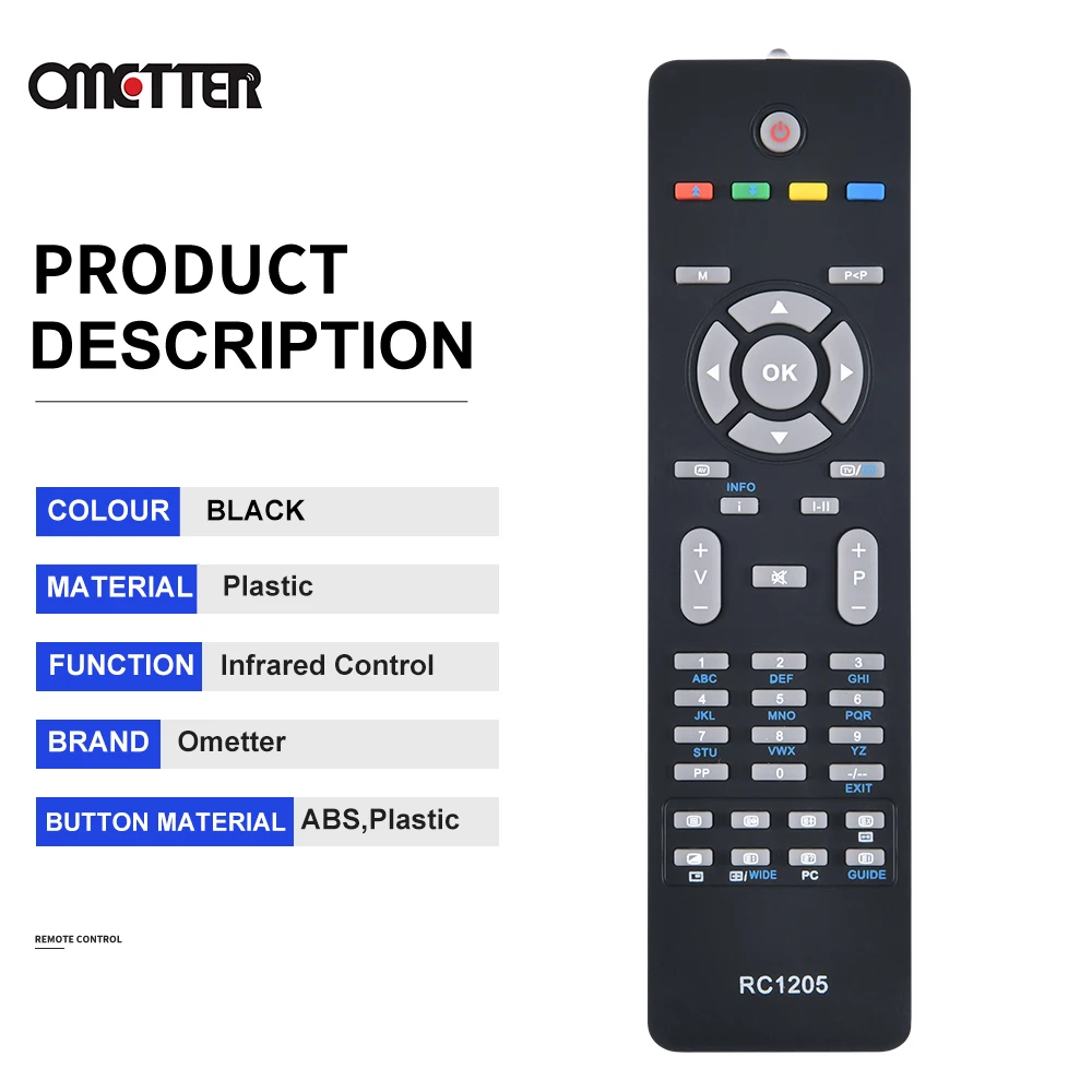 Smart LED LCD TV Ersatz Fernbedienung RC1205 für Hitachi Fernbedienung