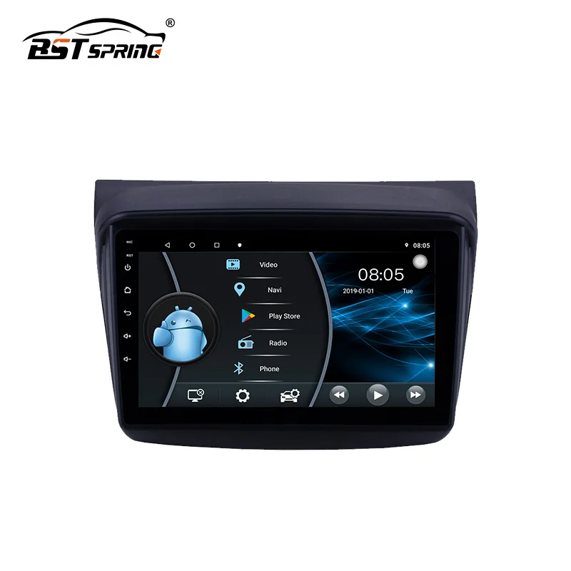 Bosstar   Android quad core 2.5D full touch  Car DVD radio video  Player for Mitsubishi Montero car headunit