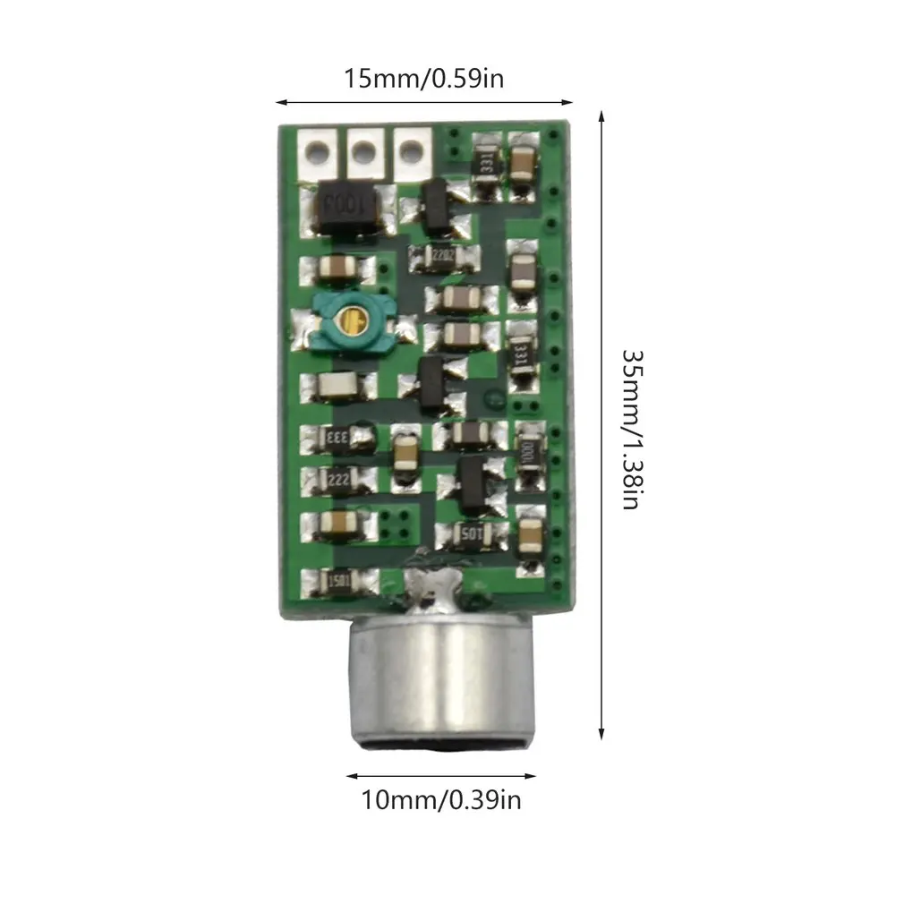 2021 HOT Micro FM Transmitter 0.7-9V 88MHZ-108MHZ Mini Bug Wiretap Dictagraph Interceptor