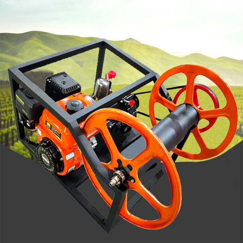 Automatic tube-retracting gasoline sprayer stretcher type high pressure pesticide spraying machine agricultural sprayer sprayer