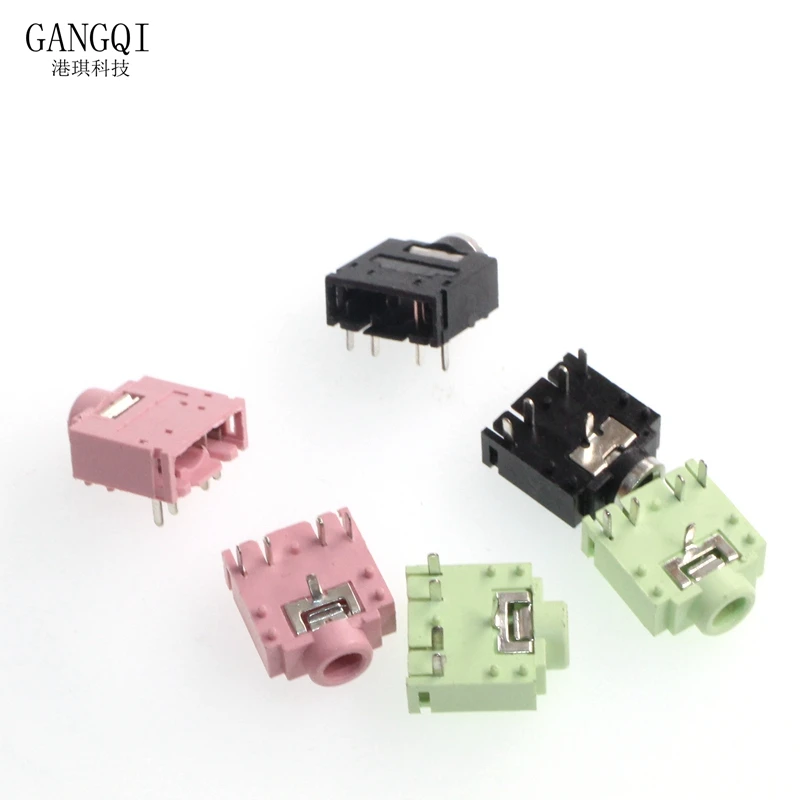 10PCS PJ-307 PJ307 3.5mm Stereo Jack Socket Audio Jack Connector PCB 3F07