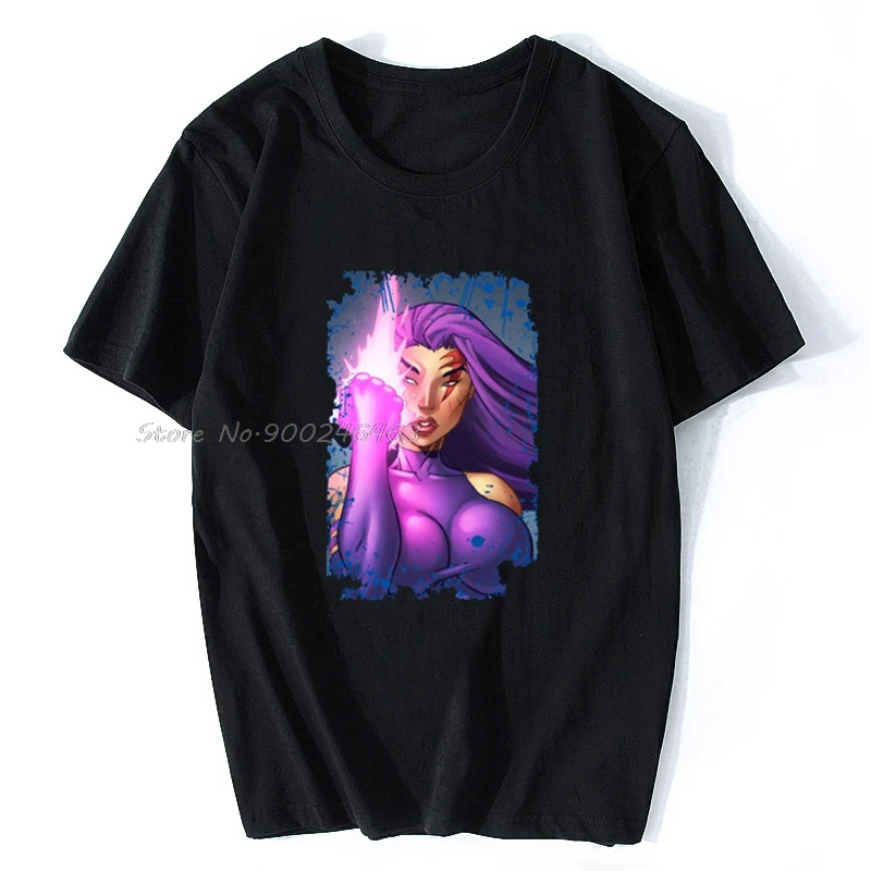 Men t-shirt Psylocke Uncanny X Men Shirt Tshirt Women T Shirt Summer Cotton Tees Anime Tops Hip Hop Harajuku Streetwear