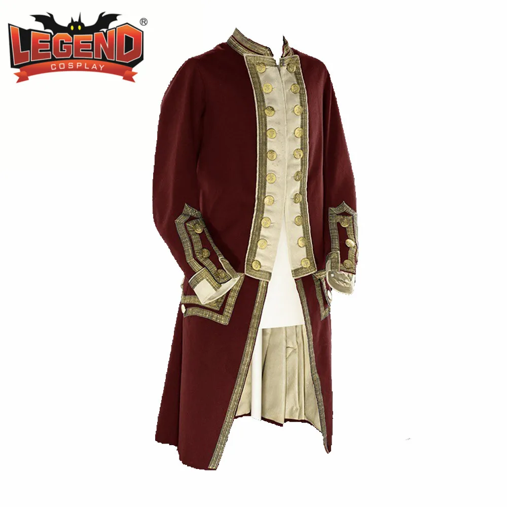 

tuxedo tailcoat Historical Retro Victorian Men's Regency outfit tailcoat Medieval 18th Century colonial military uniform costume