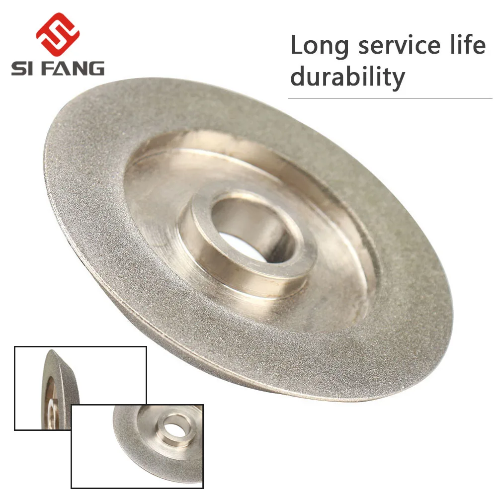 78mm electroplating Diamond Grinding Wheel 45 Degree Angle Cutter Grinder Grinding Disc for Grinding Abrasive Cutting Tool  Gri