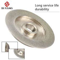 78mm electroplating Diamond Grinding Wheel 45 Degree Angle Cutter Grinder Grinding Disc for Grinding Abrasive Cutting Tool  Gri