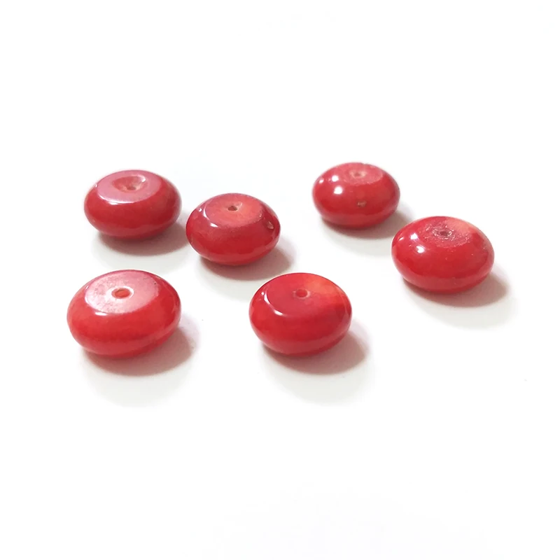 2021 Fashion 11mm 10pieces/bag Red Coral Round Beads for DIY Necklace Bracelet Jewelry Accessories