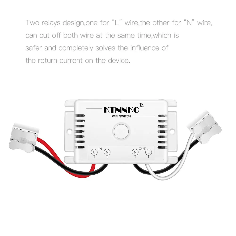TUYA App AV110V 220V Wireless Universal WIFI Or Remote Control Switch, Timing, Voice Control, With wall-mounted 200M RF433MHz