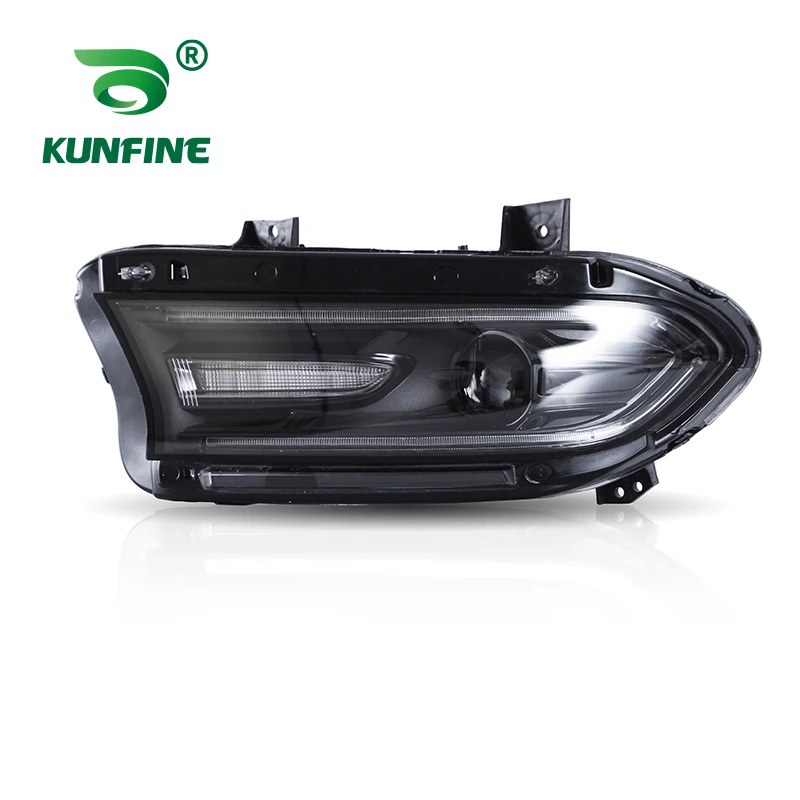 2PCS Car Styling Car Headlight Assembly For Dodge Charger 2015 2016 2017-UP LED Head Lamp Car Tuning Light Parts Plug And Play