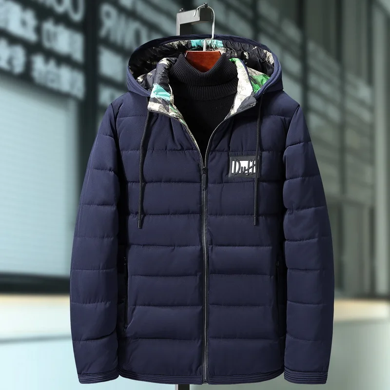 

Cotton-padded Parkas Men's Winter Jackets 2021 New Casual Hooded Thick Warm Clothing Plus Size 3XL-9XL Coat Men Loose Jaquetas