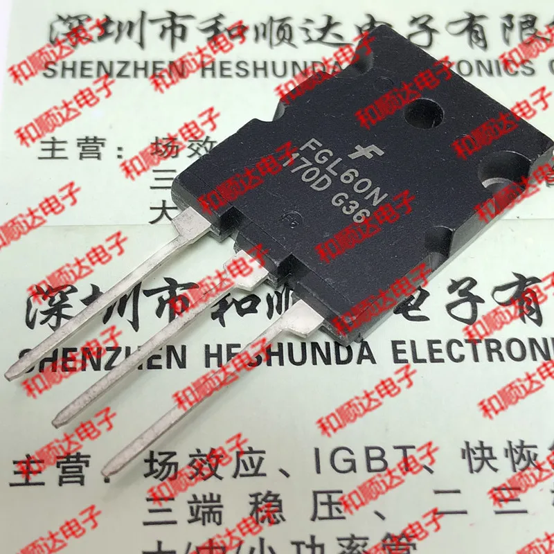 10PCS   FGL60N170D  TO-264 1700V 60A