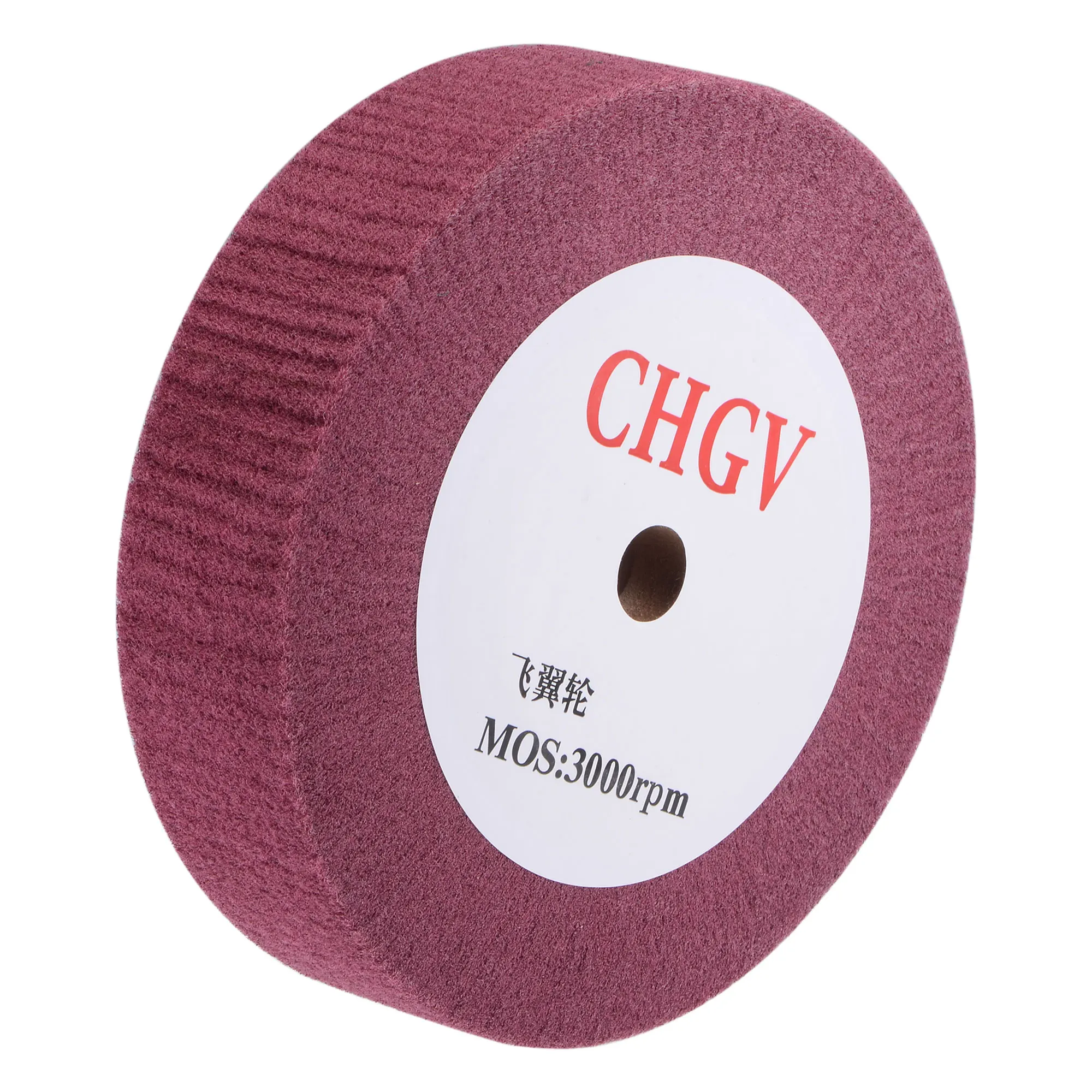 

Uxcell 200mm x 50mm 320 Grit Non-Woven Polishing Burnishing Wheel Nylon Wire Drawing Abrasive Flap Wheel Red