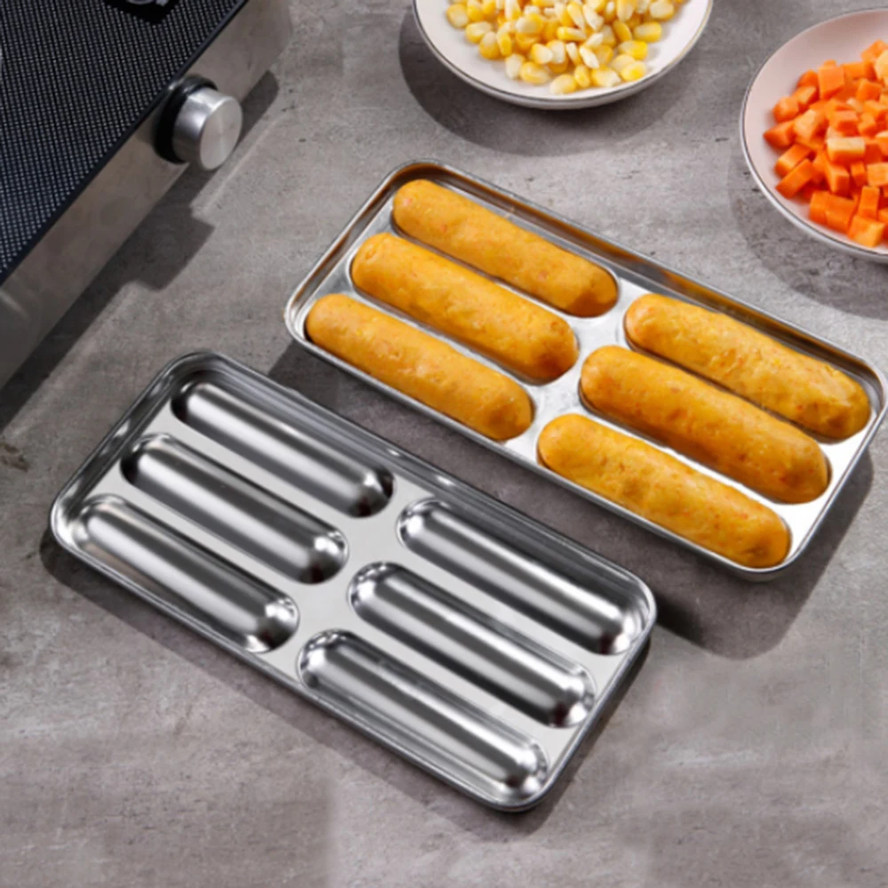 

Stainless steel Sausage Maker Mold DIY Silicone Handmade Hamburger Hot Dog Mold Reusable Kitchen Accessories Gadget