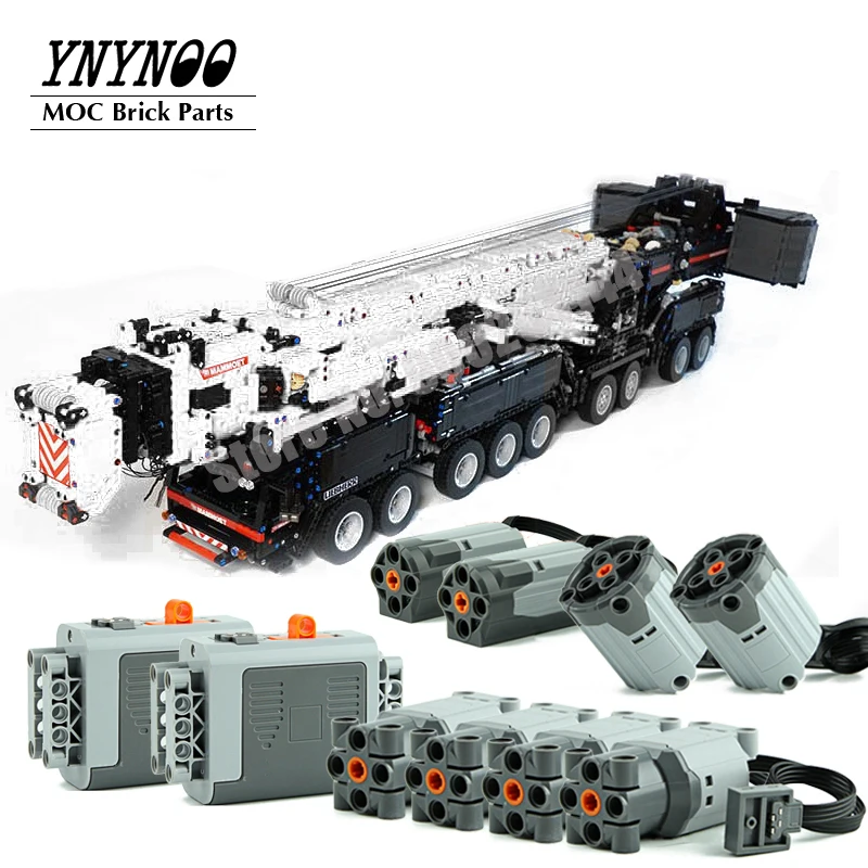 

NEW Upgraded Power Mobile Crane Liebherrs MOC-20920 LTM11200 RC High-tech Motors MOC Building Bricks Kits DIY Toys Boys Gifts