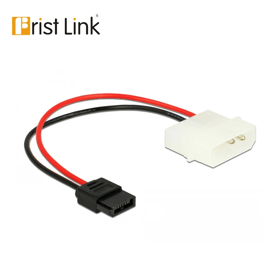 Slimline SATA Power Cable Molex 4 pin plug to Slim SATA 6 pin receptacle 25 cm for CD/DVD drives