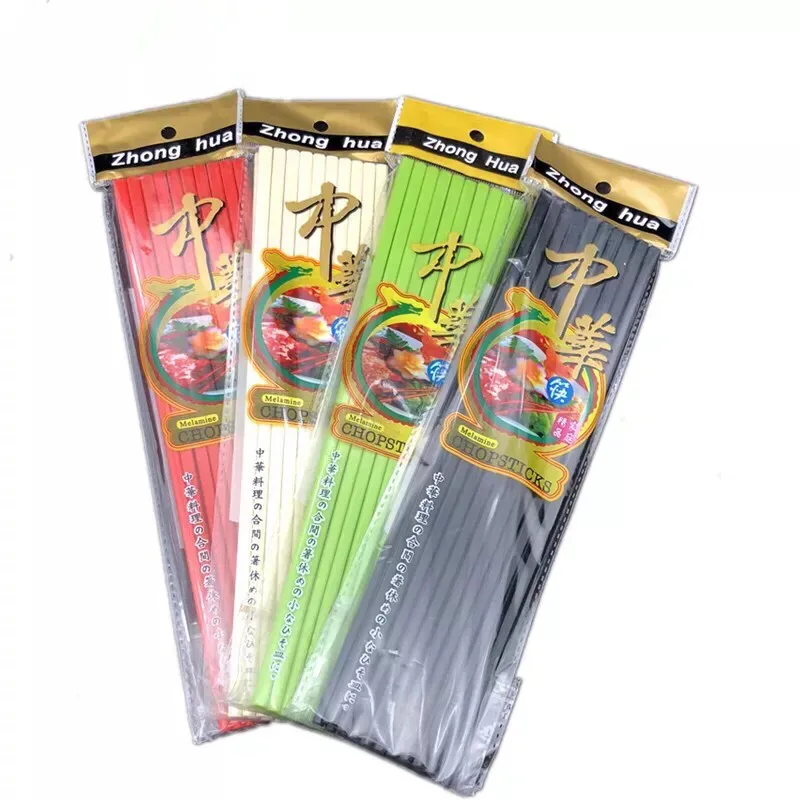 (10 pairs) Black Melamine Chopsticks Normal Restaurant Dinner Chopsticks 24cm 27cm