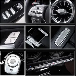 For Mercedes Benz A B CLA GLB GLA EQA EQB Class W177 C118 W118 X247 H247 Car Central Control Air Conditioning Button Trim Cover