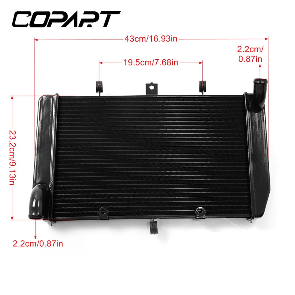 For Kawasaki Z1000 10-21 Z 1000 SX Z1000SX 2010-2021 Motorcycle Radiator Water Tank Replace Part Engine Coolant Cooler Cooling